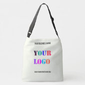 Aangepaste Bedrijf Logo en Tekst Tas of Crossbody  (Achterkant)