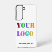 Aangepaste bedrijf Logo en tekst uw bedrijf Samsung Galaxy Hoesje (Achterkant)
