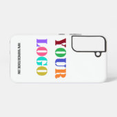 Aangepaste bedrijf Logo en tekst uw bedrijf Samsung Galaxy Hoesje (Achterkant horizontaal)
