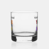 Aangepaste bedrijf Logo en tekst uw bedrijf Whisky Glas (Links)