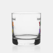 Aangepaste bedrijf Logo en tekst uw bedrijf Whisky Glas (Rechts)