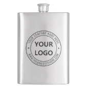 Aangepaste Bedrijf Logo en Tekst Uw Bedrijfsfles Flacon (Voorkant)