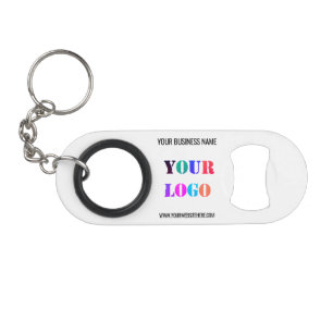 Aangepaste Bedrijf Logo en Tekst Uw Gepersonalisee Mini Flessenopener