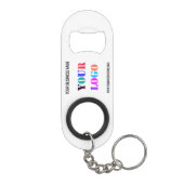 Aangepaste Bedrijf Logo en Tekst Uw Gepersonalisee Mini Flessenopener (Achterkant)