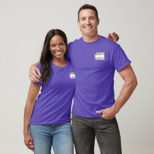 Aangepaste Bedrijf Logo en Tekst Zakelijk T-shirt