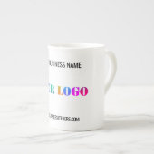 Aangepaste Bedrijf Logo en Tekst Zakelijke Mok (Voorkant rechts)