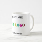 Aangepaste Bedrijf Logo en Tekst Zakelijke Mok (Voorkant rechts)
