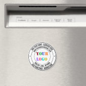 Aangepaste Bedrijf Logo en Tekstmagneet Sjabloon Magneet (Insitu (Vaatwasser))
