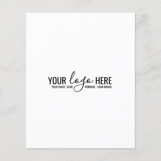 Aangepaste Bedrijf Logo Foto Zakelijke Marketing F (Achterkant)