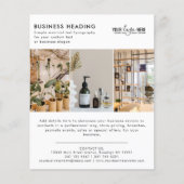 Aangepaste Bedrijf Logo Foto Zakelijke Marketing F (Voorkant)