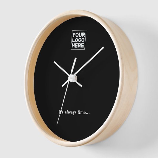 Aangepaste bedrijf Logo "Het is altijd tijd..." Bl (Hoek)