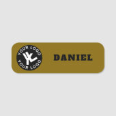 Aangepaste Bedrijf Logo Medewerker Magnetische Naa Naamplaatje (Voorkant)