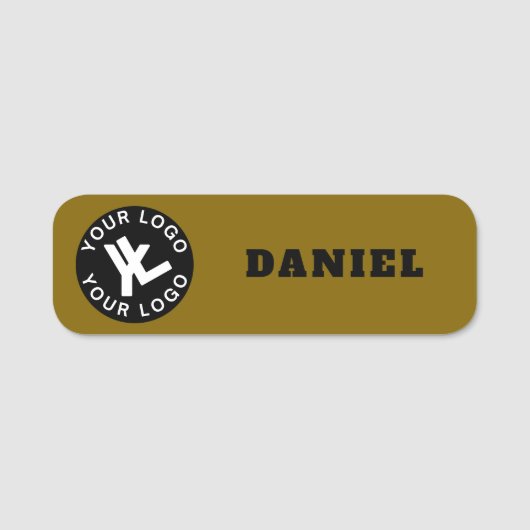 Aangepaste Bedrijf Logo Medewerker Magnetische Naa Naamplaatje (Voorkant)