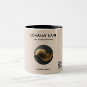 Aangepaste Bedrijf Logo Mok - Gepersonaliseerde Be (Center)