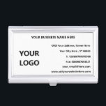 Aangepaste Bedrijf Logo Naam Info Visitekaartje Ca Visitekaarthouder<br><div class="desc">Business Card Cases met Custom Company Logo Volledige contactgegevens Gepersonaliseerde Professional ModernDesign Business Card Case / Gift - Voeg uw Logo / Afbeelding / Bedrijfsnaam - Bedrijf / adres / telefoon / fax / e-mail en website - Contactinformatie - Kies / Voeg uw favoriete achtergrond en tekst / lettertype kleuren...</div>