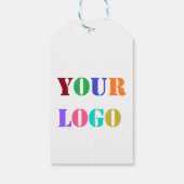 Aangepaste Bedrijf Logo of Foto Promotie Gift Labe Cadeaulabel (Achterkant)