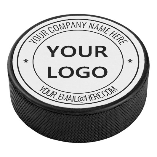 Aangepaste Bedrijf Logo Tekst Gepersonaliseerde Ho Hockey Puck (3/4)