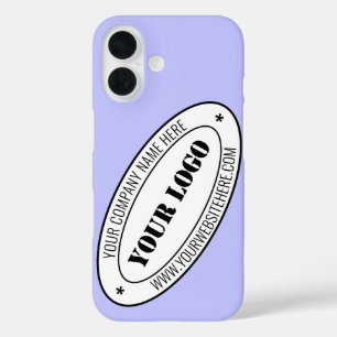 Aangepaste bedrijf logo tekst merk iPhone hoesje