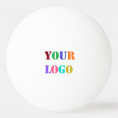 Aangepaste Bedrijf Logo Tekst Ping Pong Ball Sjabl (Achterkant)