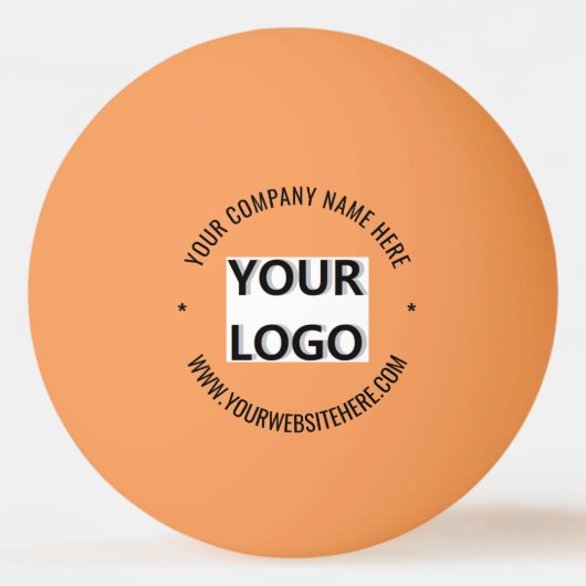 Aangepaste Bedrijf Logo Tekst Ping Pong Balls Sjab Pingpongbal (Voorkant)