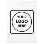 Aangepaste bedrijf logo tekst Pro klembord (Achterkant)
