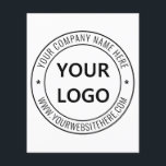 Aangepaste Bedrijf Logo Tekst Promotie Zakelijke F Flyer<br><div class="desc">Aangepaste kleuren en lettertypen - Ontwerp uw eigen gepersonaliseerde flyer met uw bedrijf Logo en tekst Promotionele zakelijke flyers / cadeau - Voeg uw Logo / Afbeelding of QR-code toe - Foto / en tekst - Naam / informatie / meer - Vergroot en verplaats onderdelen met aanpassingsgereedschap. Kies / voeg...</div>