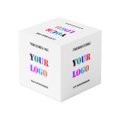 Aangepaste Bedrijf Logo Tekst Promotionele Kubus S (Achter hoekig)