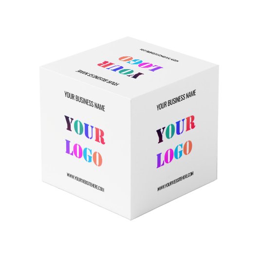 Aangepaste Bedrijf Logo Tekst Promotionele Kubus S (Achter hoekig)