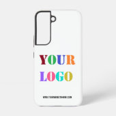 Aangepaste bedrijf Logo Tekst uw bedrijfscadeau Samsung Galaxy Hoesje (Achterkant)
