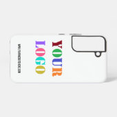Aangepaste bedrijf Logo Tekst uw bedrijfscadeau Samsung Galaxy Hoesje (Achterkant horizontaal)