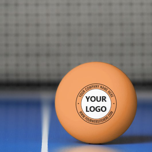 Aangepaste Bedrijf Logo Tekststempels Ping Pong Ba Pingpongbal (Net)