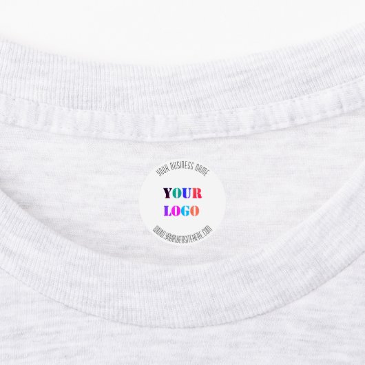 Aangepaste Bedrijf Logo Website Naam Bedrijfslabel Labels (Aangebracht)