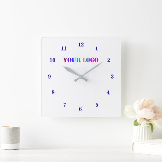 Aangepaste Bedrijf Logo Zakelijke Klok Sjabloon (Huis)