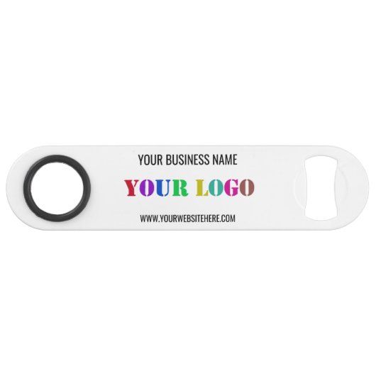Aangepaste Bedrijf Logo Zakelijke Promotie Bar Key Speed Flessenopener (Voorkant (Horizontaal))