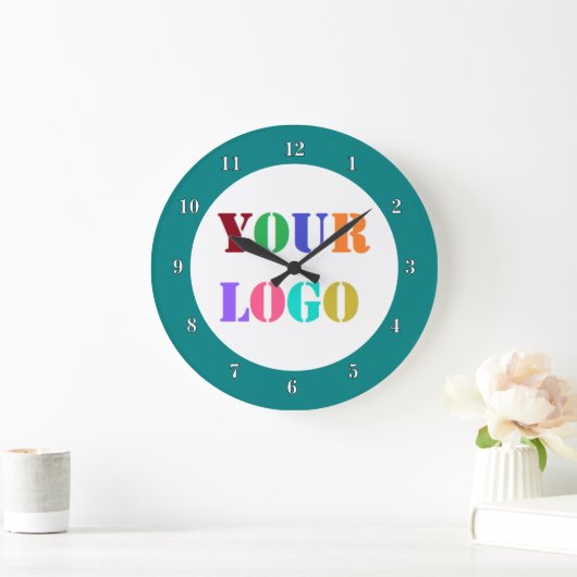 Aangepaste Bedrijf Logo Zakelijke Promotieklok Grote Klok (Huis)