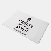 Aangepaste bedrijf minimalistische deurmat met bed (Schuin)