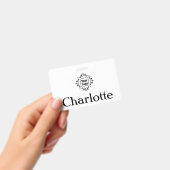 Aangepaste bedrijf of bedrijf Logo en naam Badge (Handheld)