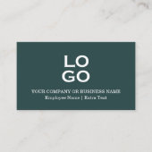 Aangepaste bedrijf of bedrijf Logo & titel Pine Gr Visitekaartje (Voorkant)