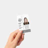 Aangepaste bedrijf personeel foto naam barcode log badge (Handheld)