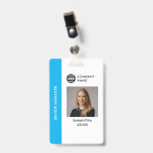 Aangepaste bedrijf personeels-ID foto badge ID-bad (Voorzijde met clip)