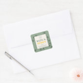 Aangepaste bedrijf sticker voor handgemaakte zeep (Envelop)