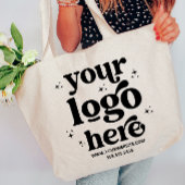 Aangepaste Bedrijf Zakelijke Logo Gepersonaliseerd Grote Tote Bag