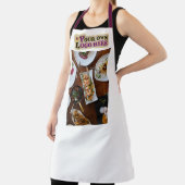 Aangepaste bedrijffoto's en zakelijke logo schort (Insitu)