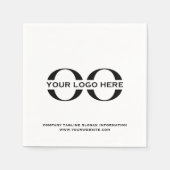 Aangepaste bedrijfs-gebeurtenispartijbenodigdheden servet (Voorkant)