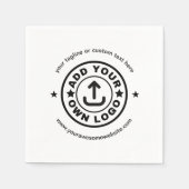 Aangepaste bedrijfs-gebeurtenispartijbenodigdheden servet (Voorkant)