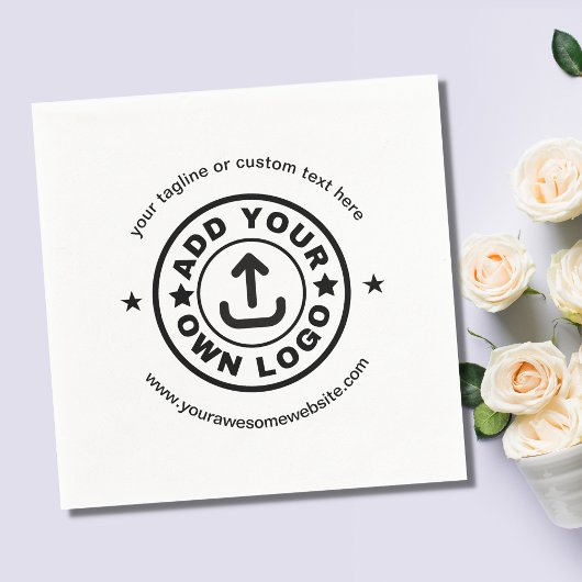 Aangepaste bedrijfs-gebeurtenispartijbenodigdheden servet