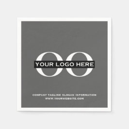 Aangepaste bedrijfs-gebeurtenispartijbenodigdheden servet