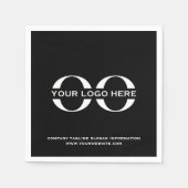 Aangepaste bedrijfs-gebeurtenispartijbenodigdheden servet (Voorkant)