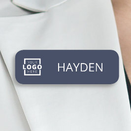 Aangepaste bedrijfs-Logo Basic Personeel Naam Naamplaatje