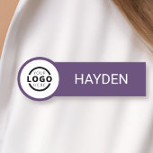 Aangepaste bedrijfs-Logo Basic Personeel Naam Naamplaatje